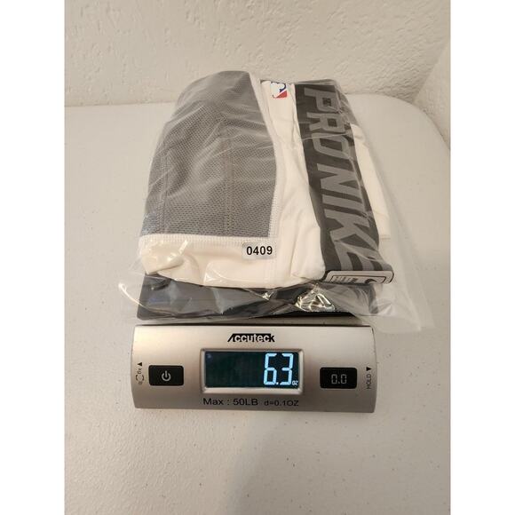 Nike Pro Hyperstrong Shorts Mens XL White Gray MLB Compression Sliding Baseball - Picture 11 of 11